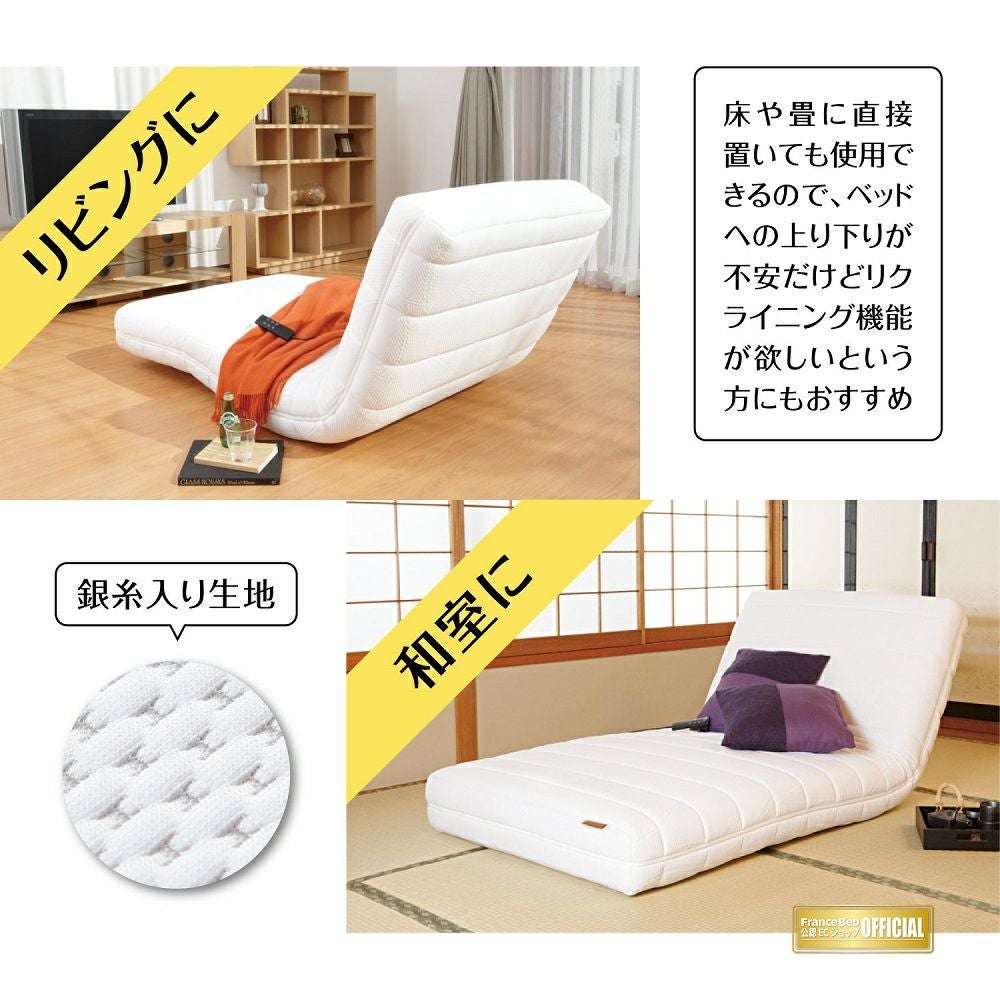 正規品 フランスベッド 電動リクライニングマットレス セミダブル RP