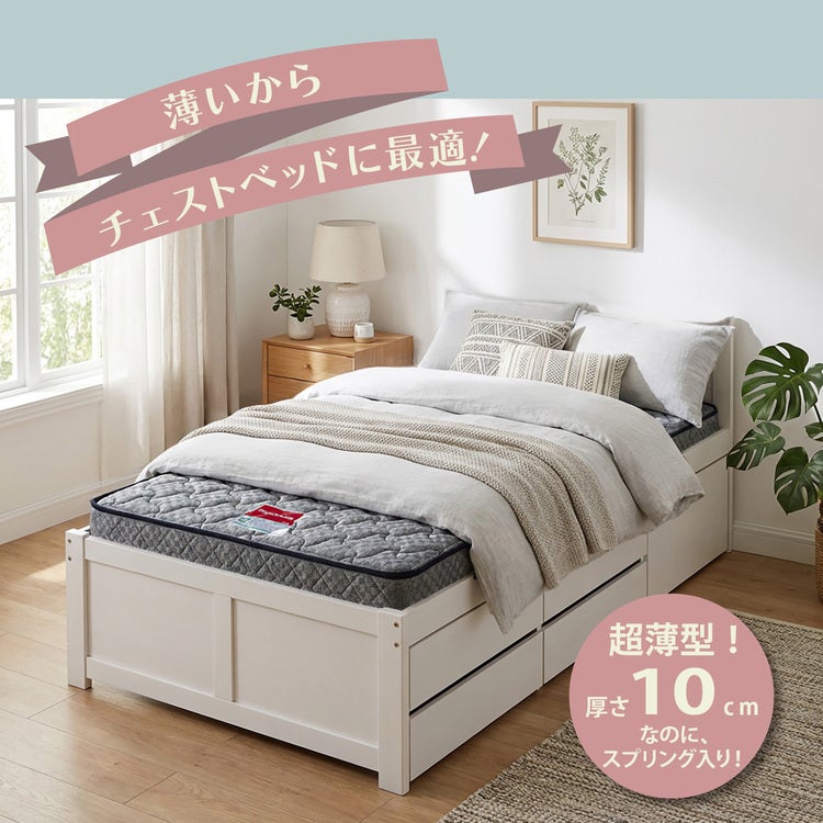 【美品2枚セット】フランスベッド 2段ベッド用マットレス シングル 日本製 開梱設置】フランスベッド 二段ベッド専用 マットレス シングル JM-101