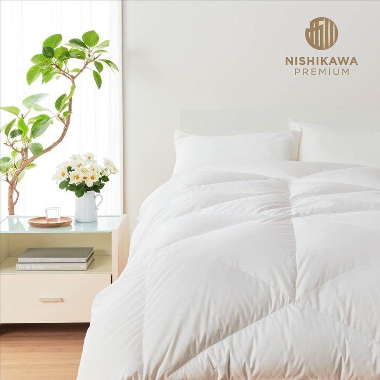 西川 羽毛布団 シングルサイズ NP7052 150cm×210cm | 正規品 西川製