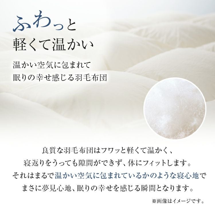 西川 羽毛布団 キング NP7053 230cm×210cm ※受注生産 | 正規品 西川製