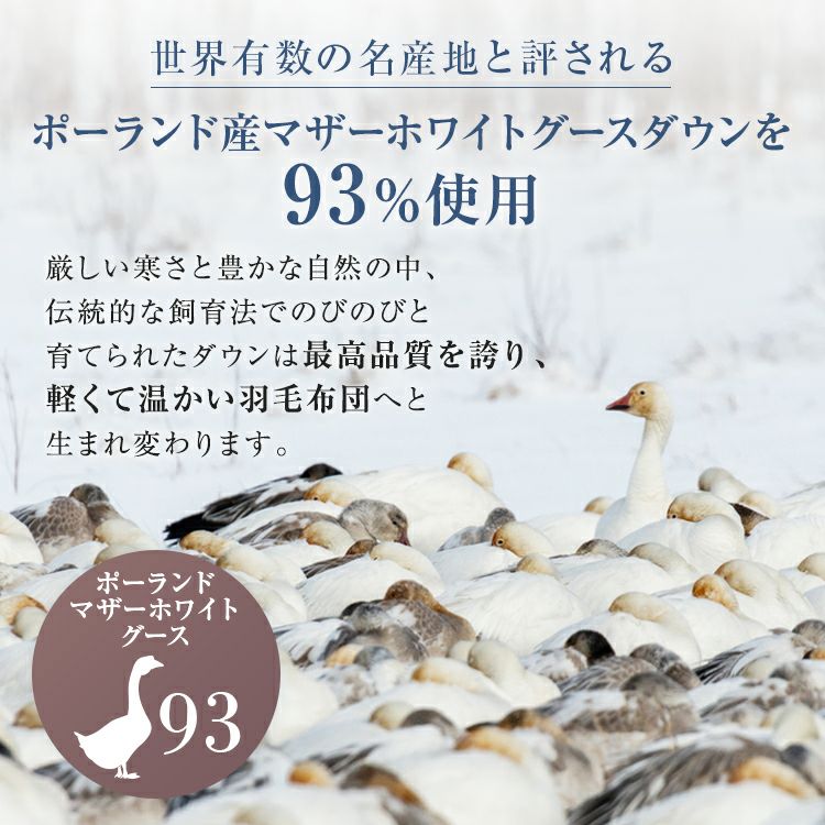 西川 羽毛布団 シングルサイズ NP7054 150cm×210cm | 正規品 西川製