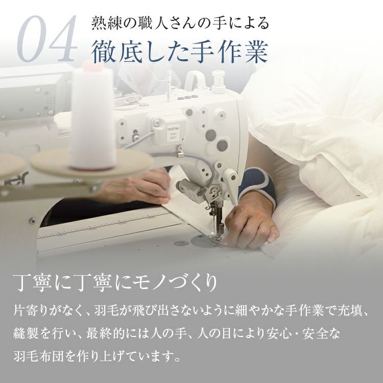 西川 羽毛布団 シングルサイズ NP7054 150cm×210cm | 正規品 西川製