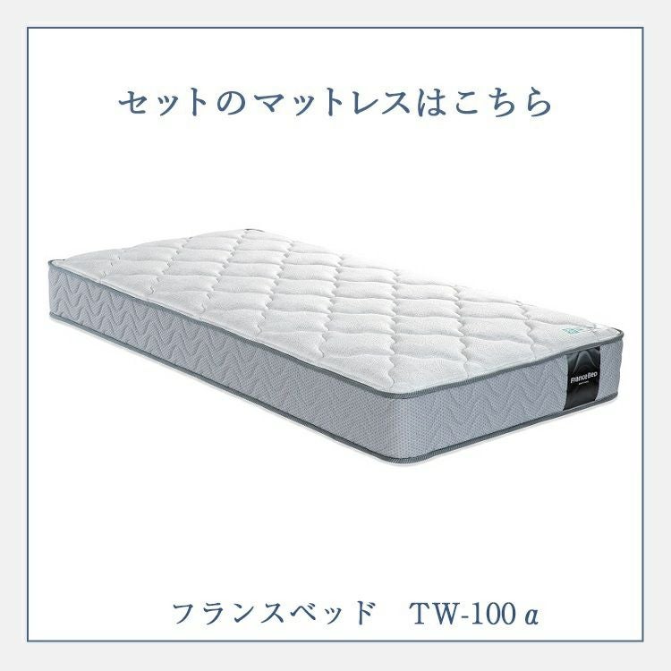 セット特価】フランスベッド ベッド クイーン PR70-05F 脚付き TW-100α