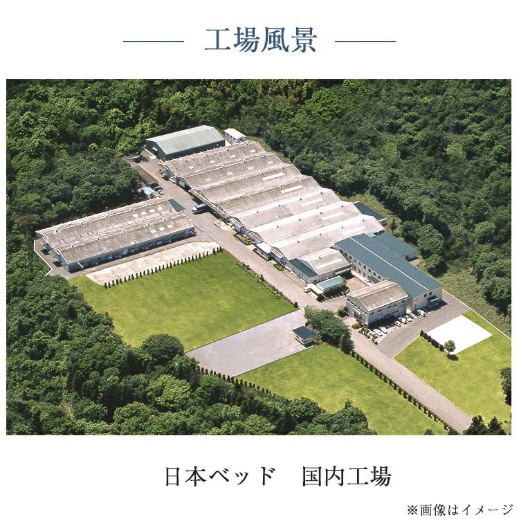 日本ベッド ベッドフレーム ダブル セラーズシェルフ 引き出し付き