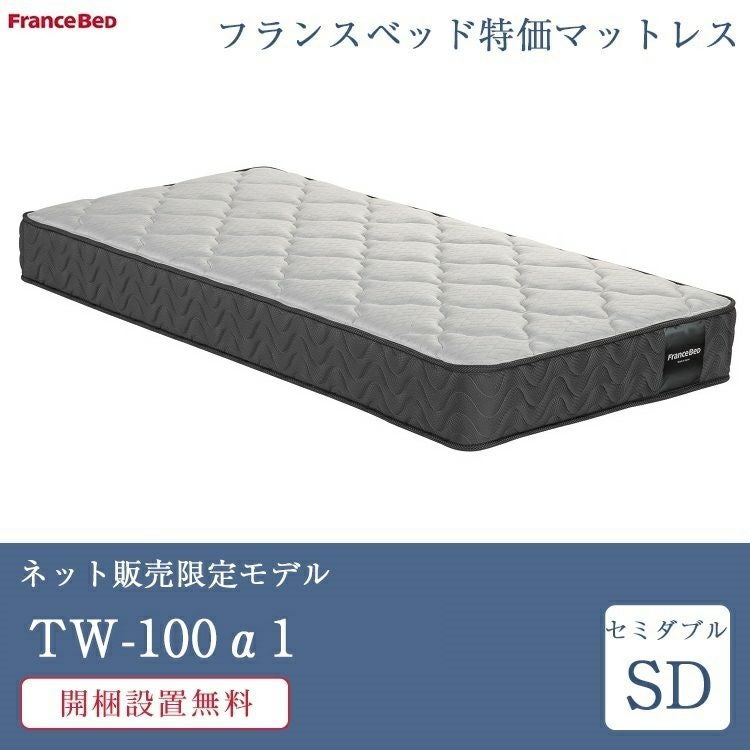 フランスベッド マットレス セミダブル TW-100α1 | 正規品 ベッド