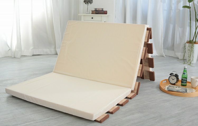 すのこベッド 薄型軽量幅広すのこベッド 3つ折れ | 正規品 桐すのこ