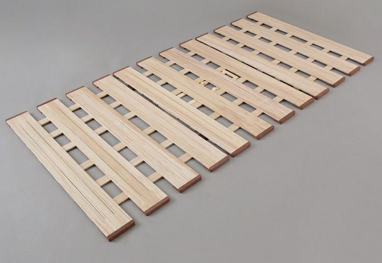 すのこベッド 薄型軽量幅広すのこベッド 3つ折れ | 正規品 桐すのこ